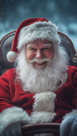 Talk with Santa in portrait